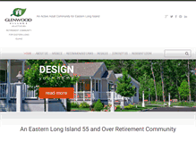 Tablet Screenshot of glenwoodvillage.com